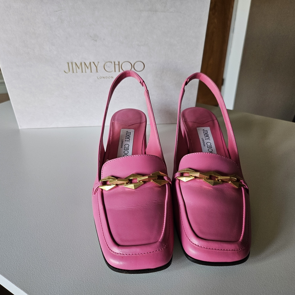 Jimmy Choo Pink Slingbacks